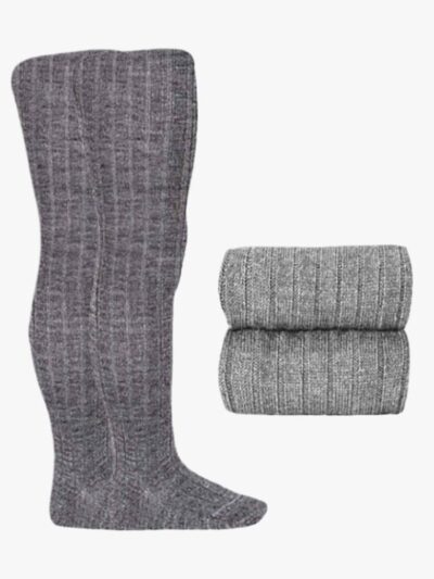 Collant en laine mérinos – Gris