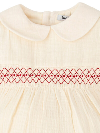 Barboteuse bébé élégante – Crème