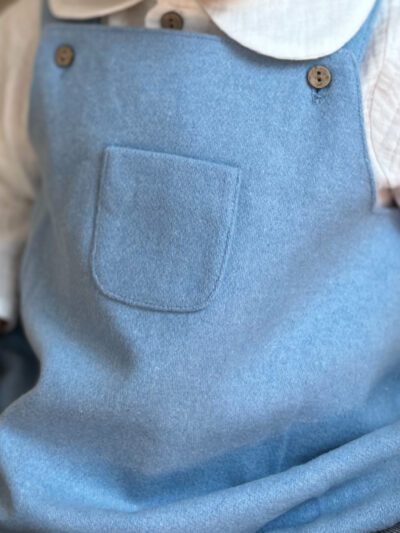 Salopette bébé mixte chaude – Bleu ciel
