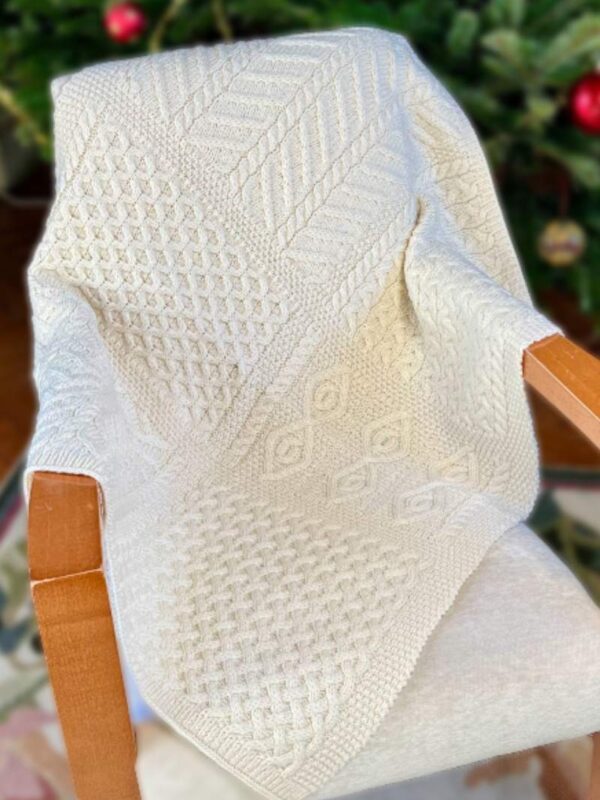 Manta para bebé: pura lana merina extra suave