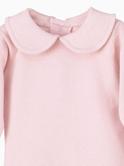 Body de bebé niña con cuello Claudine – Nude