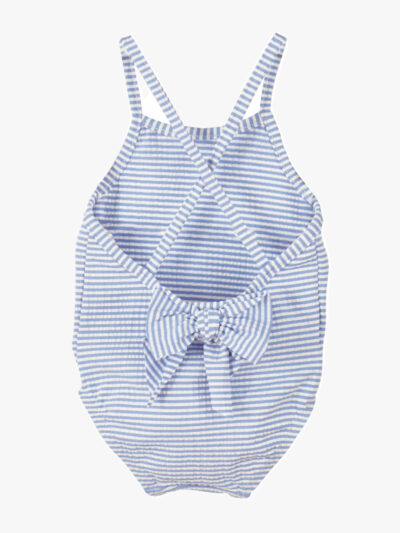 Bañador de una pieza para niña – Azul celeste