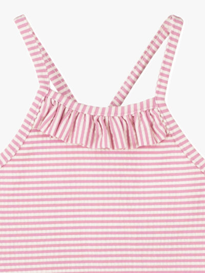 Bañador de una pieza para niña – Rosa