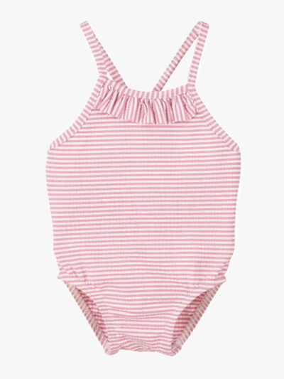 Bañador de una pieza para niña – Rosa