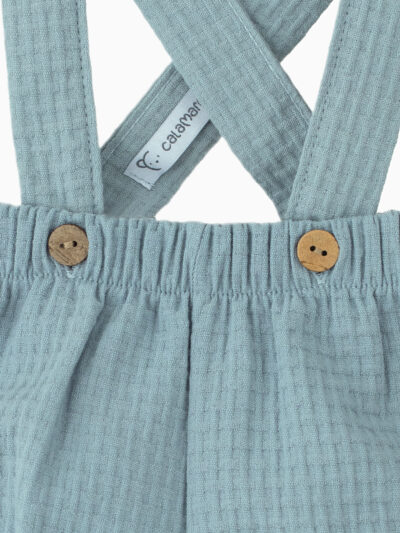 Bloomer à bretelles bébé garçon – Vert