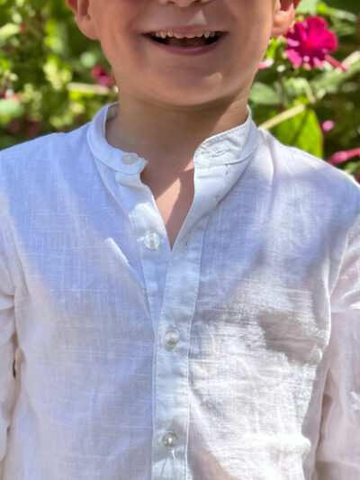 Elegant Lightweight Boy’s Shirt – White