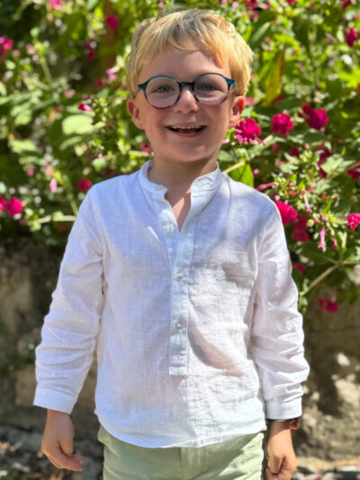 Elegant Lightweight Boy’s Shirt – White