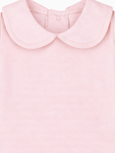 Pack de 2 bodies de bebé de manga corta – Blanco & Nude