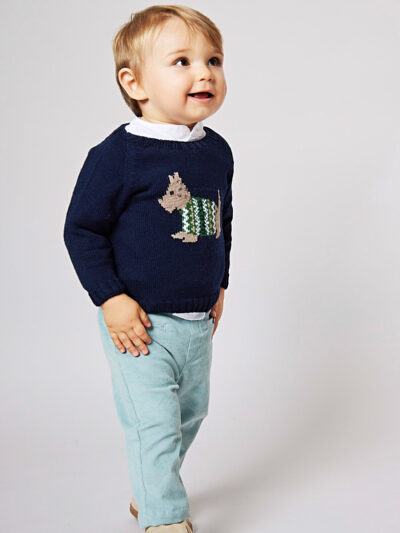 Pantalon bébé mixte en velours côtelé – Menthe