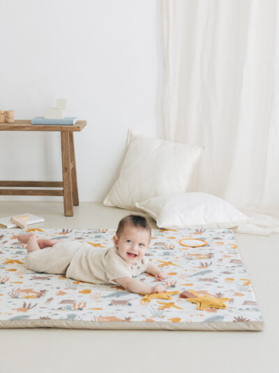 Foldable Marine Animal Play Mat – 110x140cm