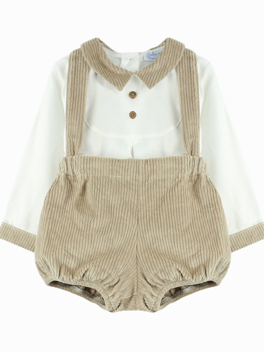 Blouse Pantalon écru Dentelle Pantalon Bébé En Gaze De Coton Para