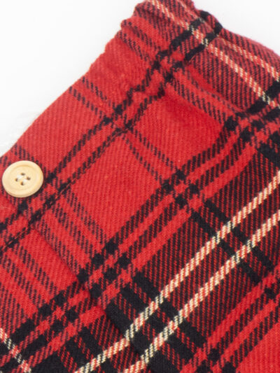 Bloomer bébé écossais laine – Rouge