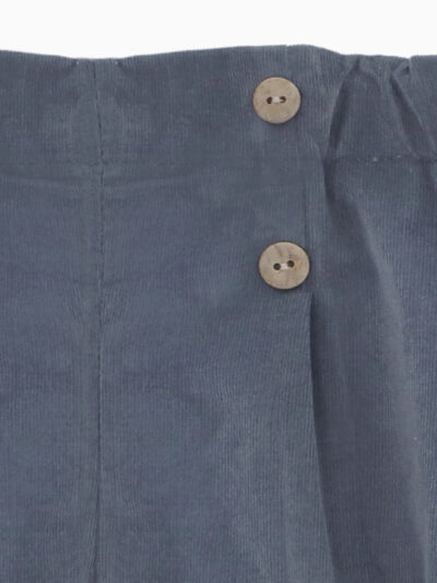 Bloomer bébé garçon en velours côtelé – Bleu