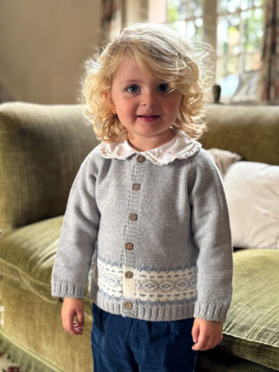 Gilet bébé mixte – Gris