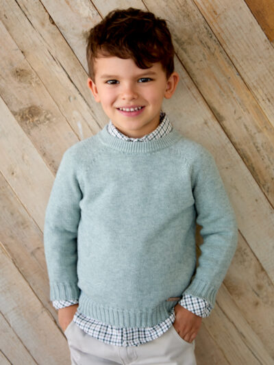 Pull enfant garçon – Gris