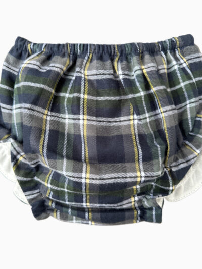 Bloomer bébé écossais – Bleu