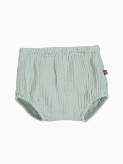 Bloomer bébé en gaze de coton – Vert pâle