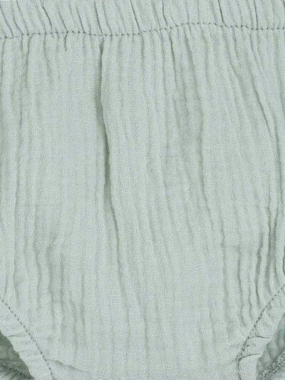 Bloomer bébé en gaze de coton – Vert pâle