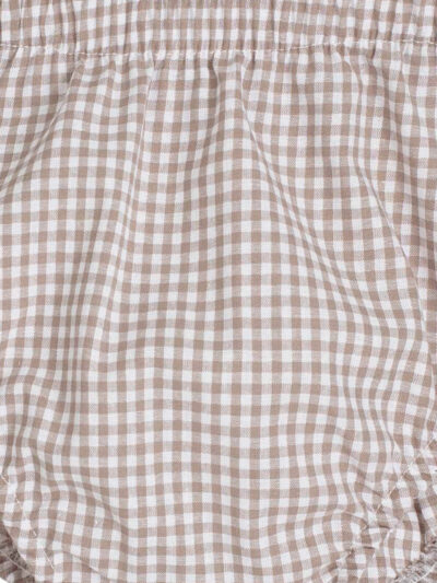 Bloomer bébé vichy – Beige