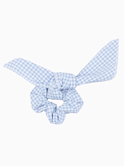 Coletero con lazo de vichy – Azul