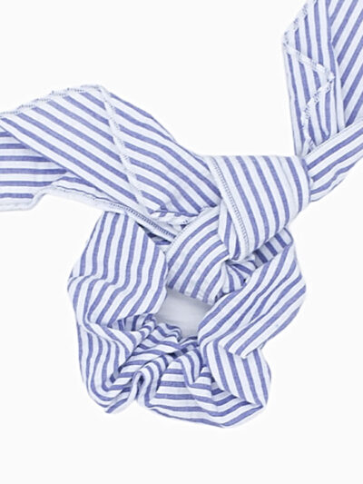 Coletero con lazo a rayas – Azul/Blanco