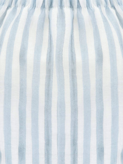 Bloomer bébé fille rayures poésie – Bleu/blanc