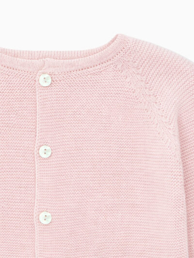Cardigan bébé – Rose