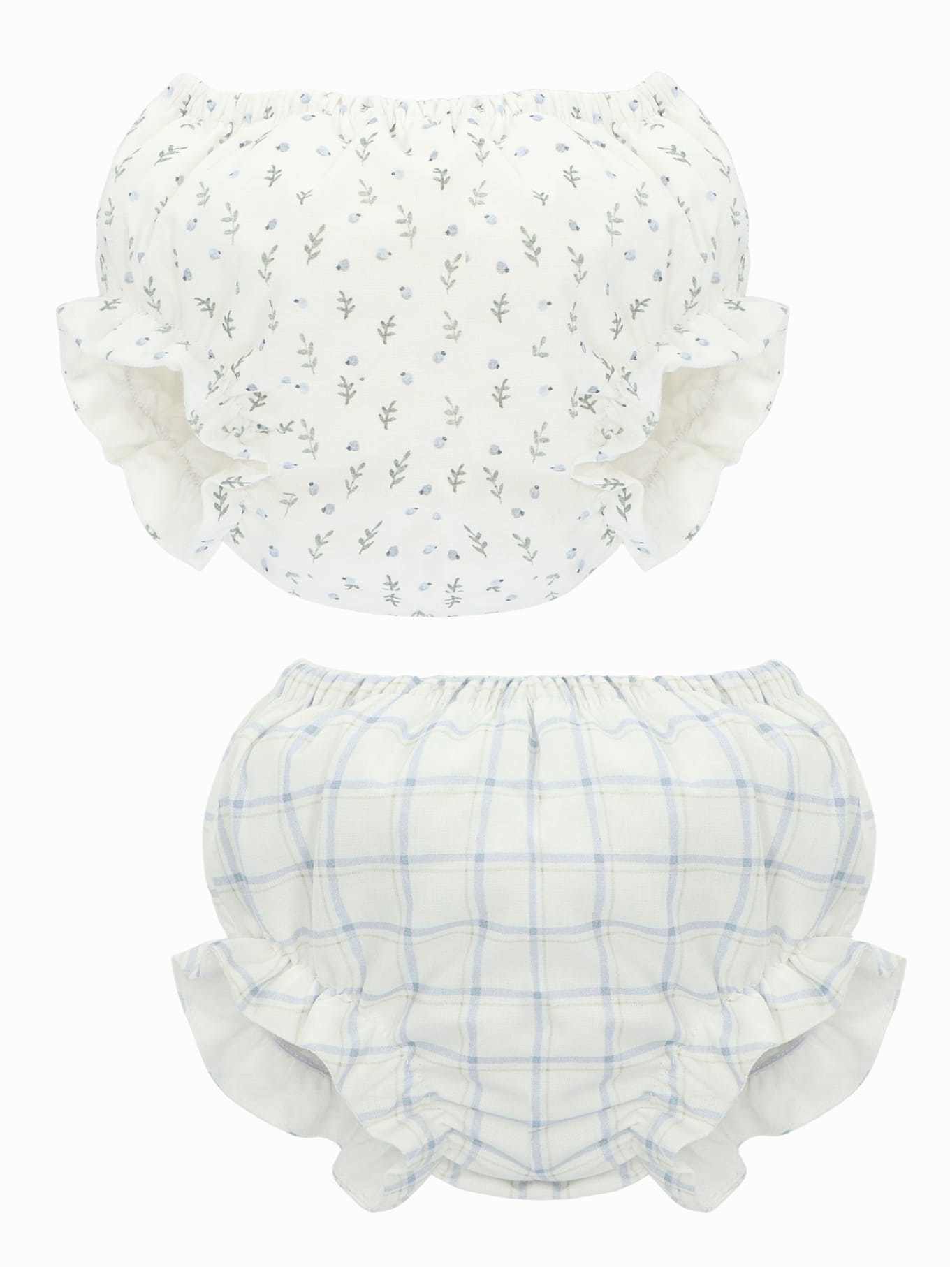 lot de 2 bloomers bébé fille en coton