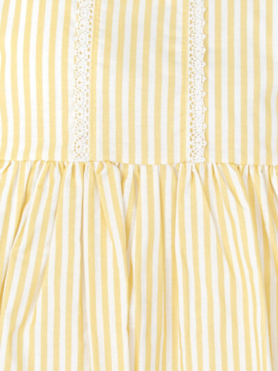 Robe estivale à rayures – Jaune