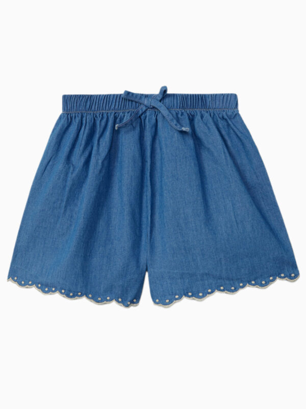 Short vaquero niña – Azul