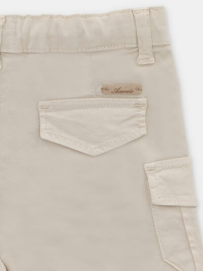 Short garçon explorateur à poches – Beige