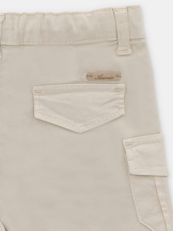 Short garçon explorateur à poches – Beige