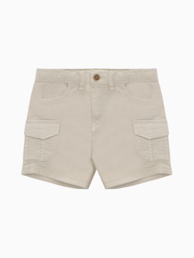 Short garçon explorateur à poches – Beige