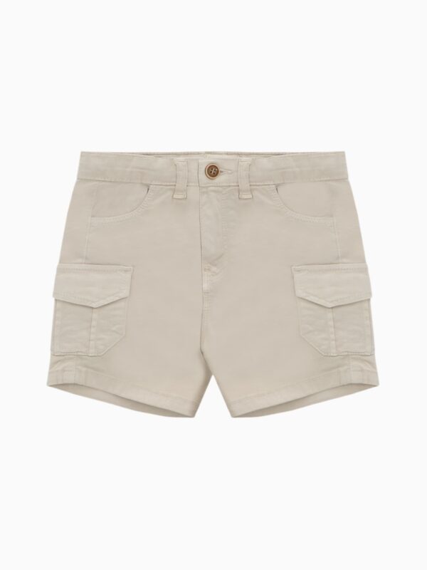 Short garçon explorateur à poches – Beige