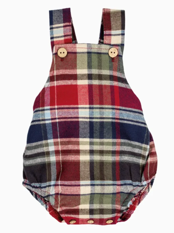 Barboteuse bébé écossaise