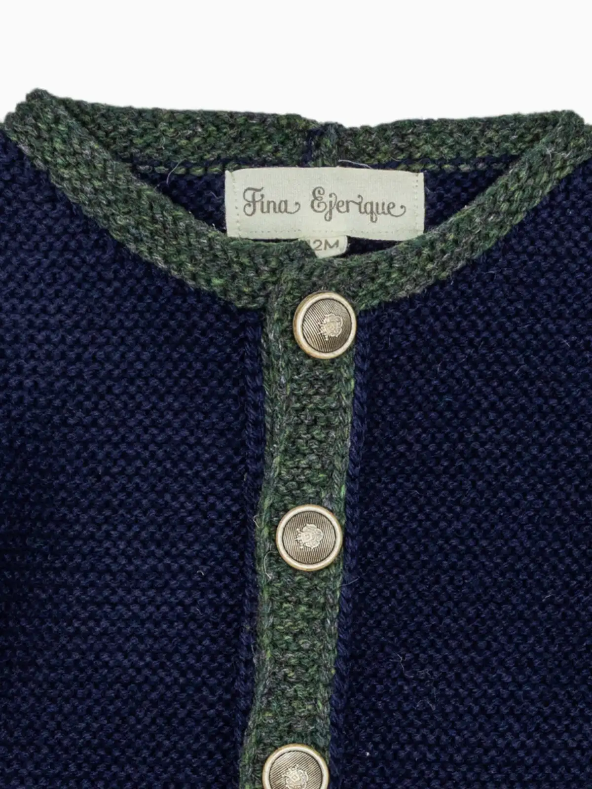 Gilet enfant esprit veste autrichienne - Marine – Image 2