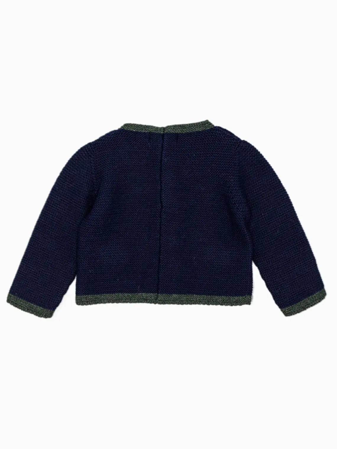 Gilet enfant esprit veste autrichienne - Marine – Image 3