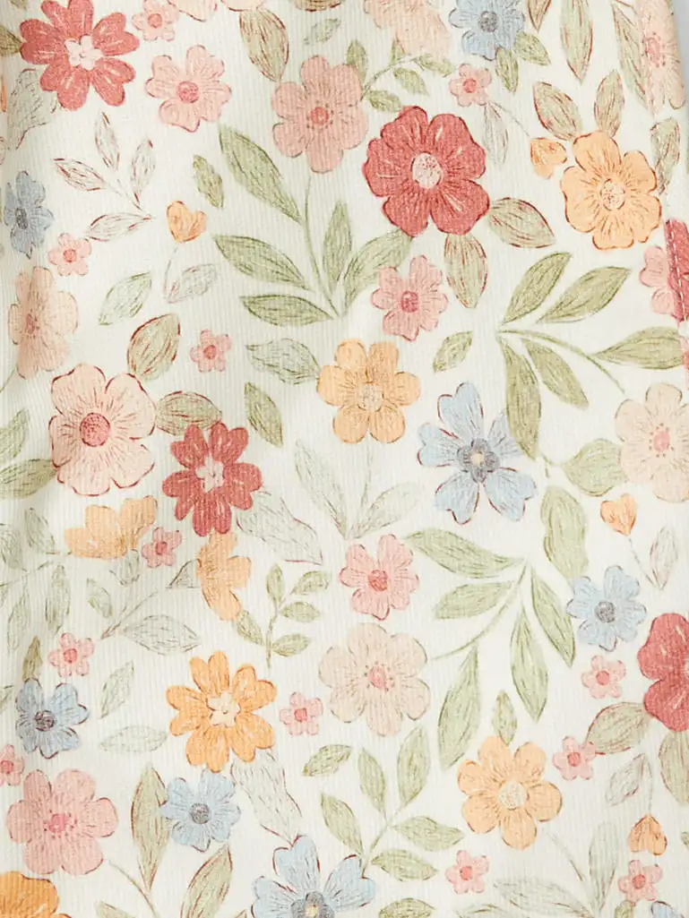 Pantalon fille à imprimé floral - Multicolore – Image 2