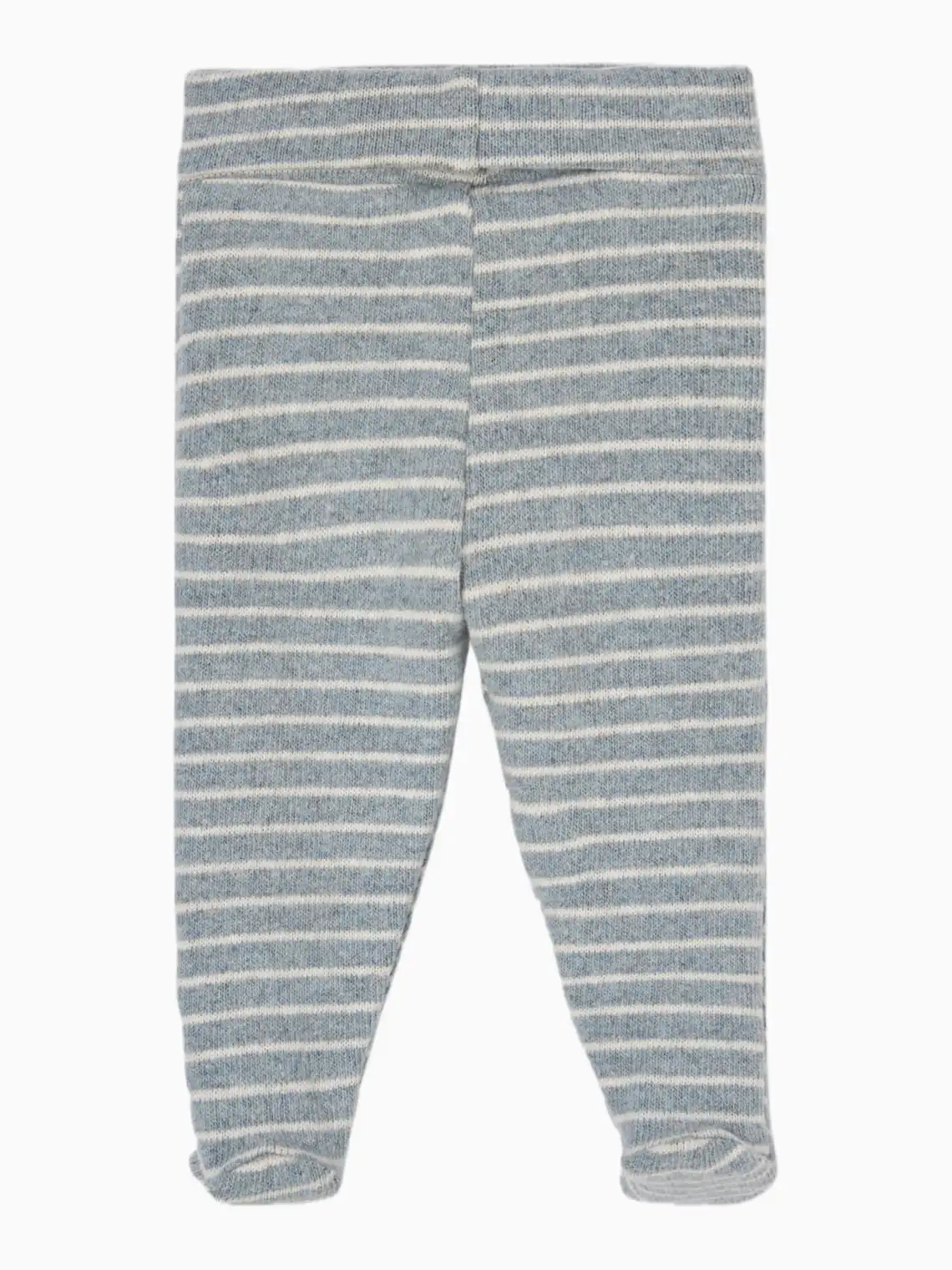 Ensemble naissance bébé gilet croisé, body à col flocons et pantalon à pieds - Écru/gris – Image 7